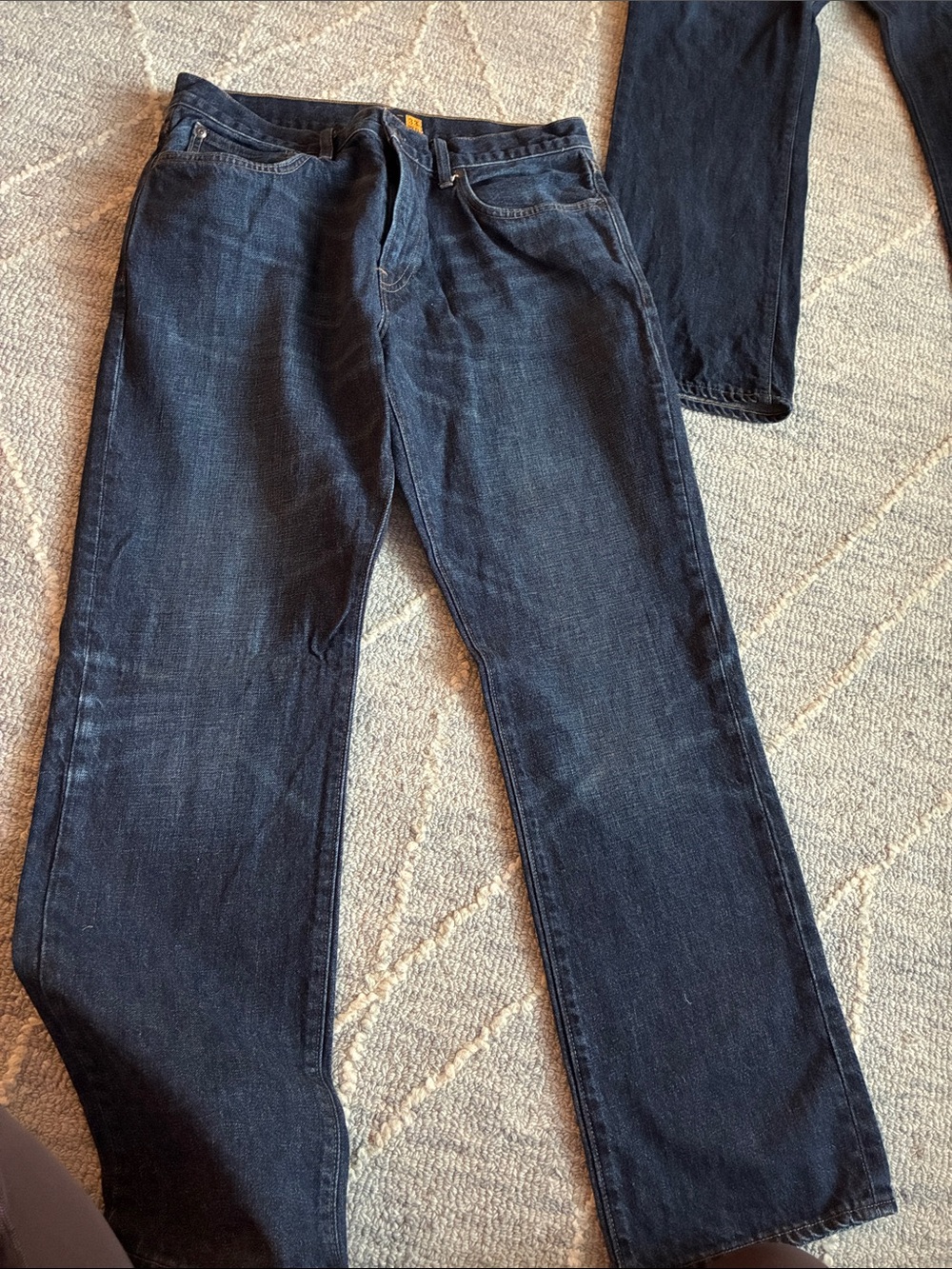 J. Crew Men's Dark Indigo Straight Jeans